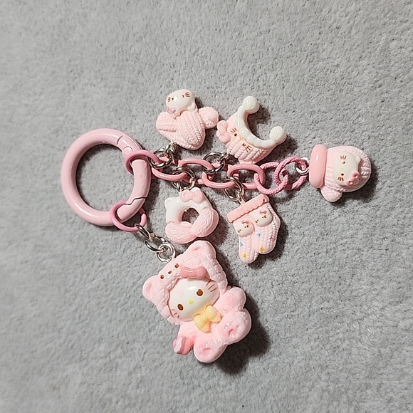 Handmade Hello Kitty Keychain - Picture 3 of 3